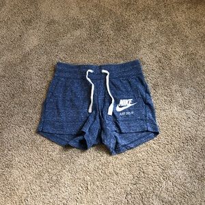 Blue nike shorts